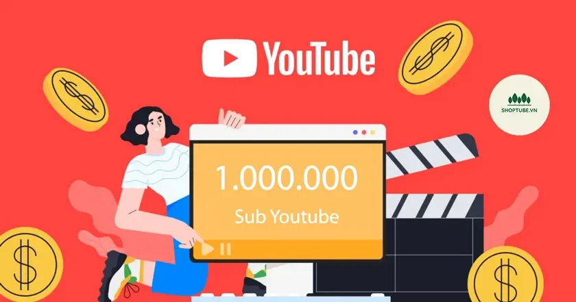 Các nguồn thu nhập của kênh 1 triệu sub